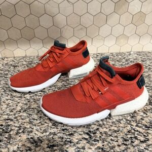 Adidas POD-S3.1 Red Boost Running Shoes Athletic Sneakers Men's Size 9